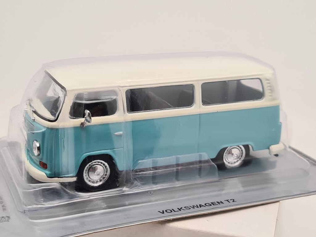 VW T2 personenbus - DeAgostini 1/43, Verzenden, Zo goed als nieuw, Auto, Overige merken