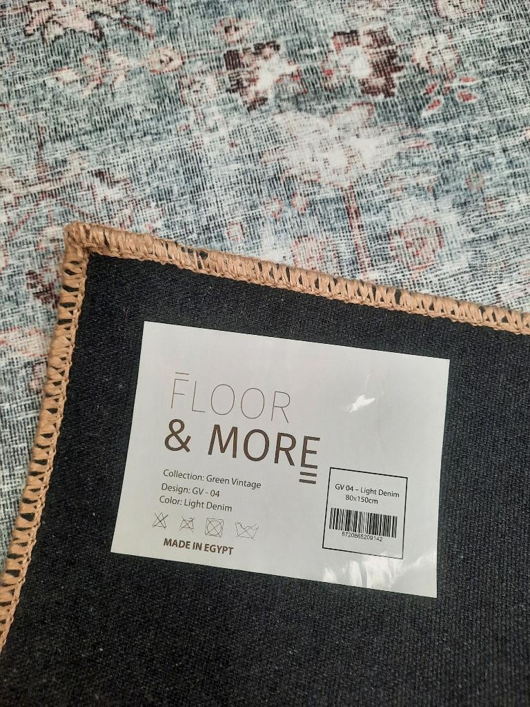 Leuk gekleurd vloerkleed Floor & More 80 x 150 cm, Nieuw, 150 tot 200 cm, Rechthoekig, 50 tot 100 cm