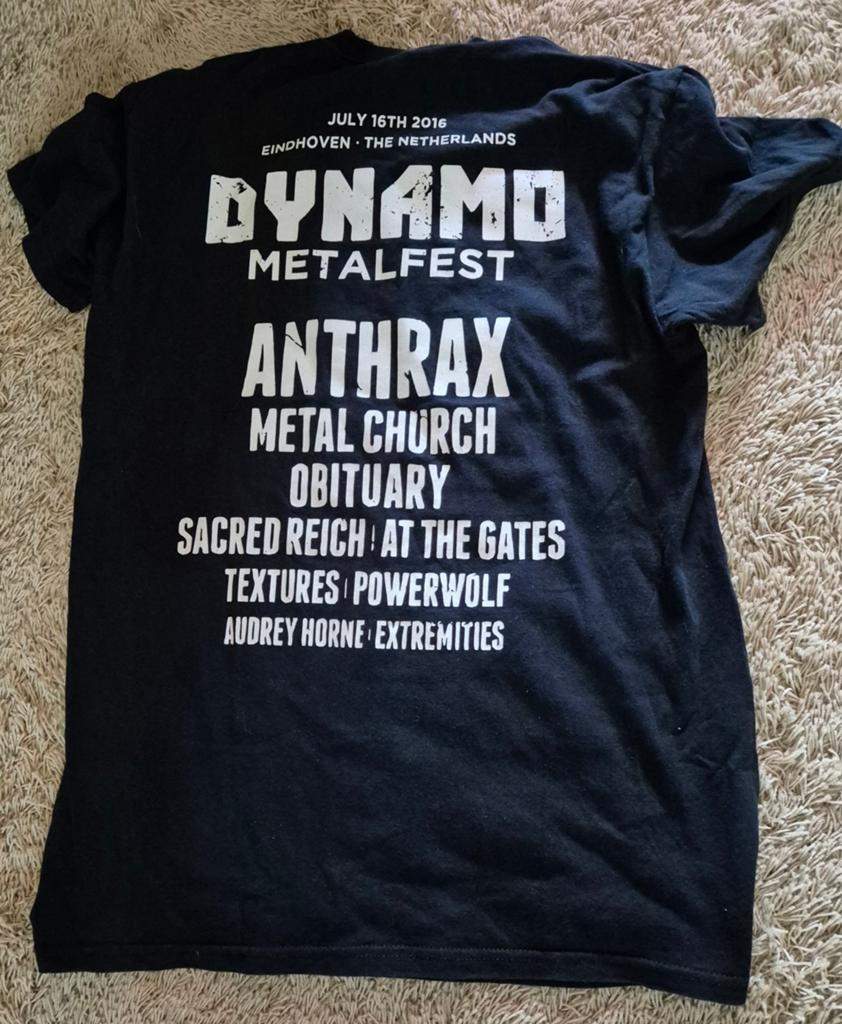 T-shirt Dynamo Metal Fest 2016 - Anthrax, Powerwolf