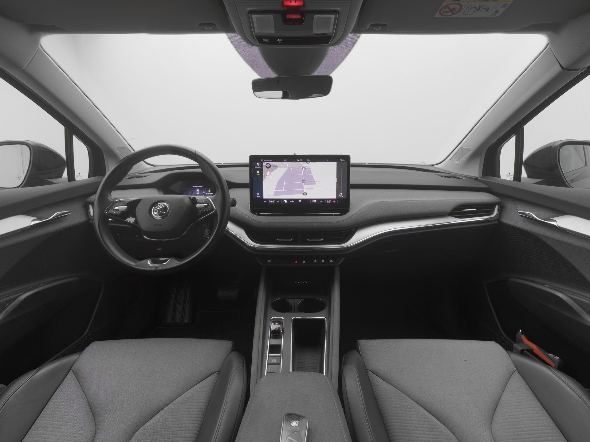 Skoda Enyaq iV 60 | CARPLAY, Achterwielaandrijving, Gebruikt, Zwart, Met garantie (alle)
