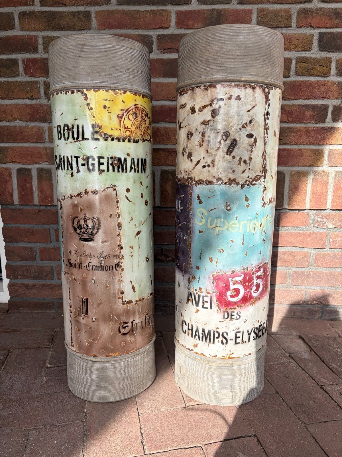 Set vintage ‘Parijs’ vazen, Ophalen