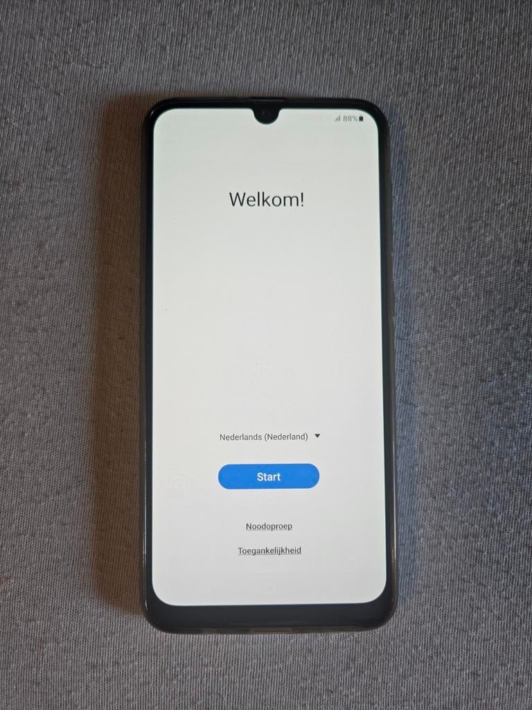 Samsung Galaxy A50 128GB met 4GB RAM en hoesje, Gebruikt, Zwart, Touchscreen, Ophalen of Verzenden