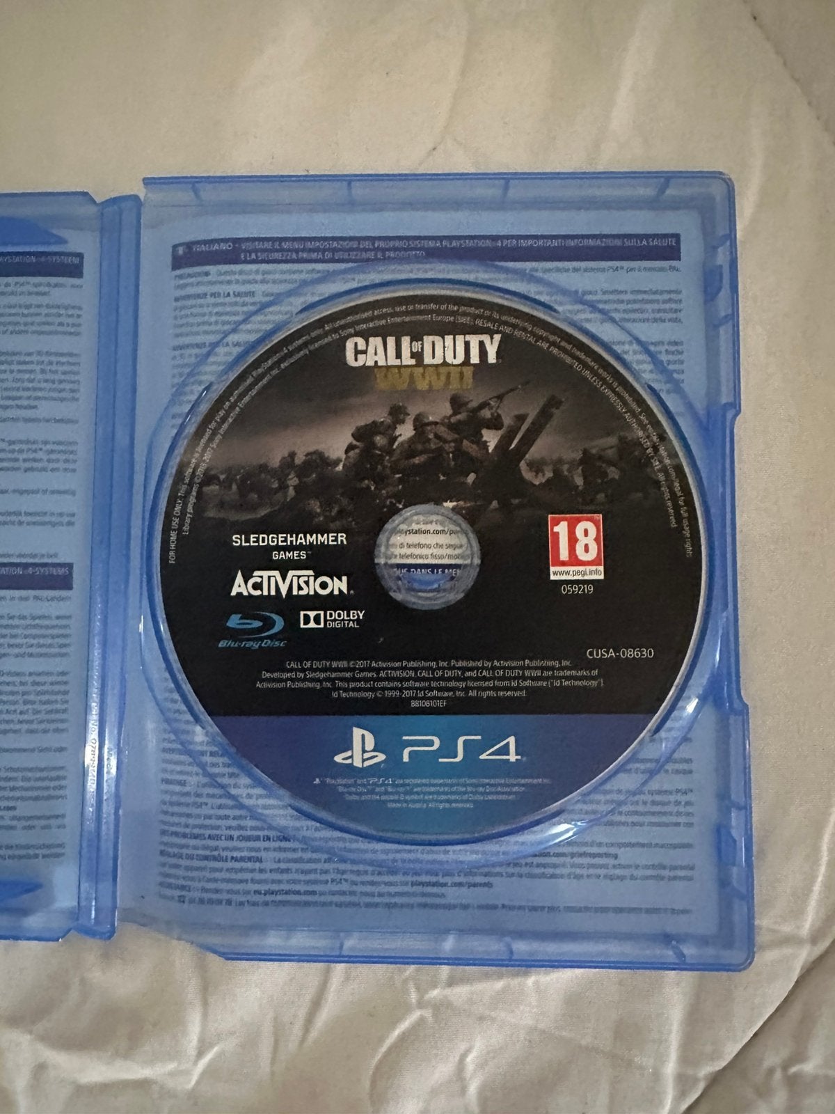 Call of Duty WWII Disk, Vanaf 18 jaar, Shooter, 1 speler, Ophalen of Verzenden