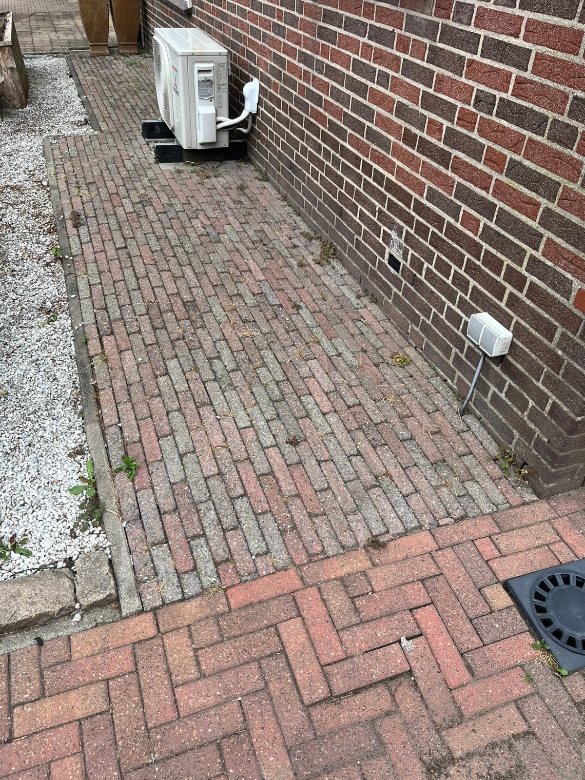 Getrommelde waaltjes 6m2, Tuin en Terras, Tegels en Klinkers, Zo goed als nieuw, Klinkers, Beton, 5 tot 10 m², Ophalen