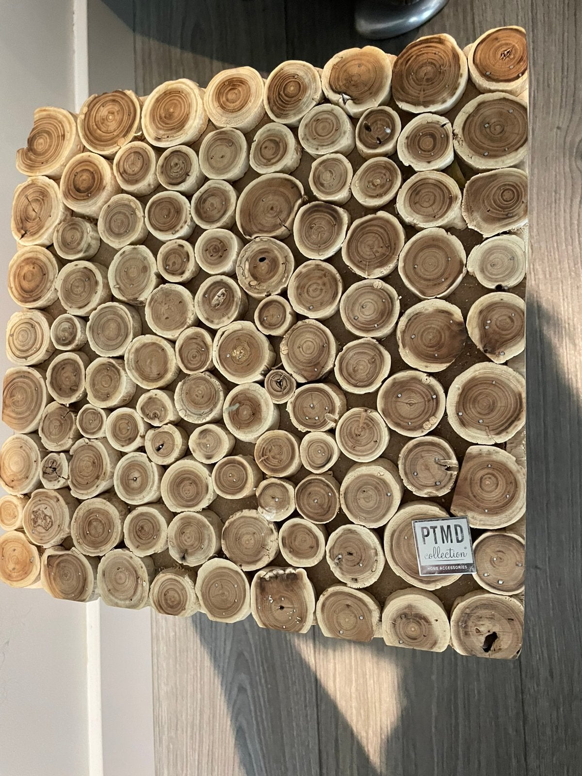 Krukje/bijzettafel/ kubus hout, Ophalen, Minder dan 45 cm, Minder dan 55 cm, Rond