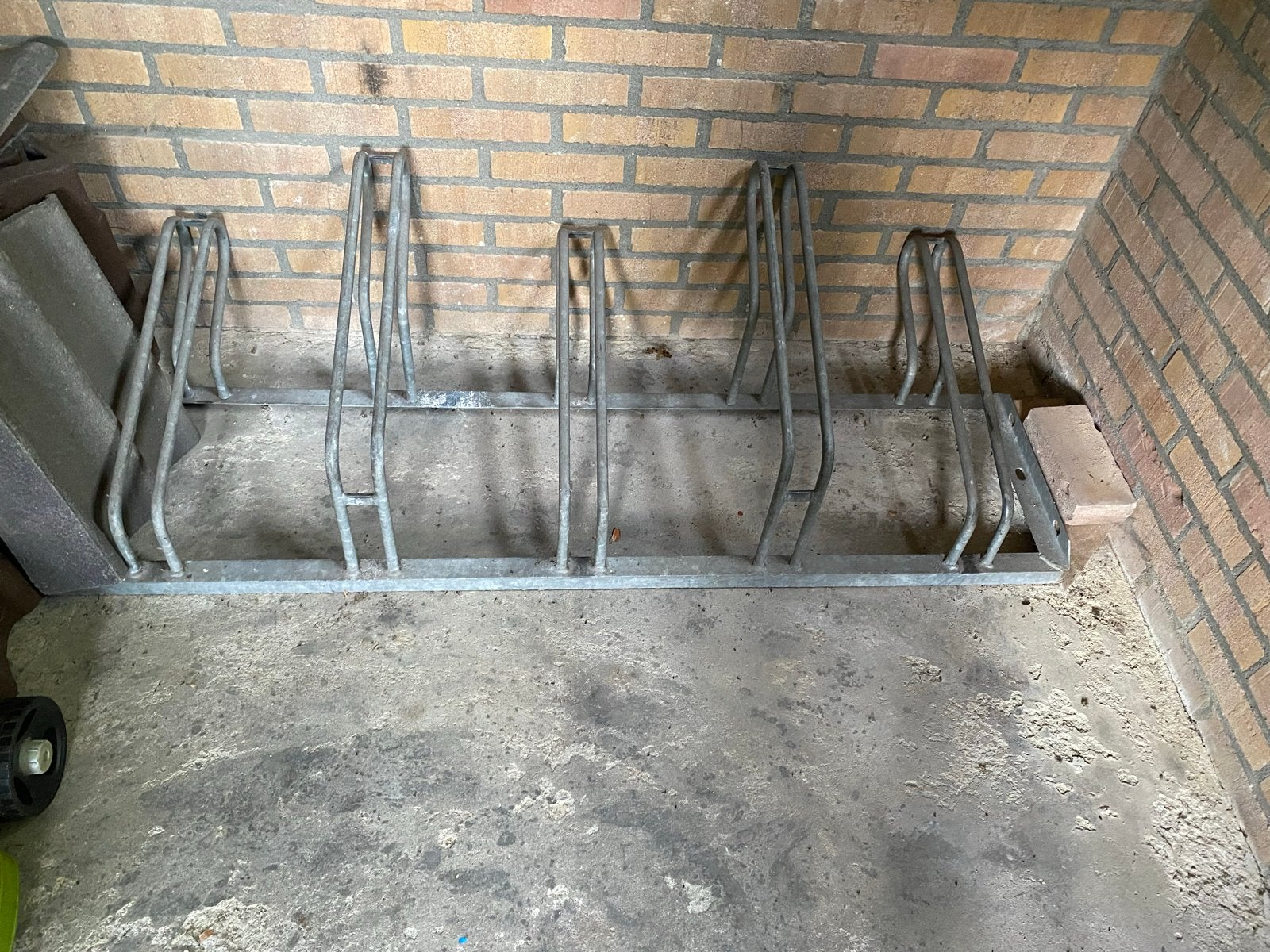 Gegalvaniseerd fietsenrek voor 5 fietsen, Ophalen, Gebruikt