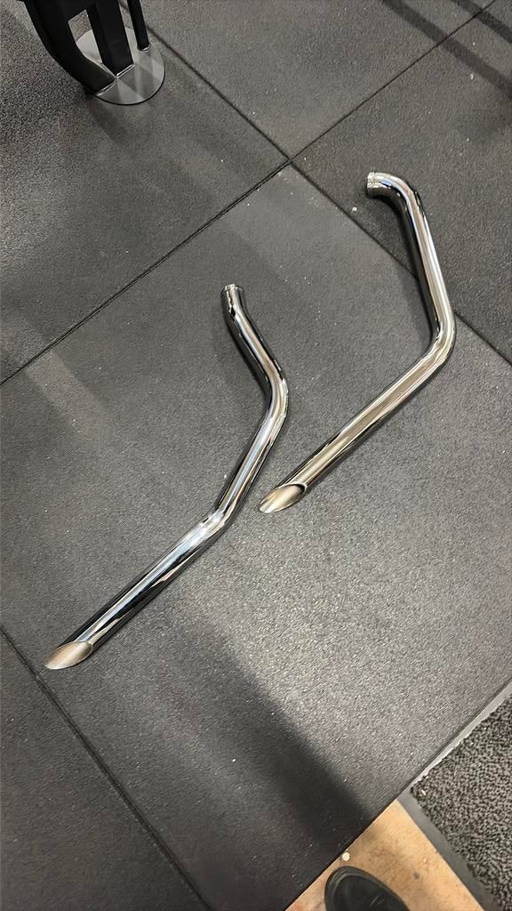 Big twin evo Paughco dragpipes set, Motoren, Gebruikt, Usa 5, @paughco.com, Ophalen of Verzenden