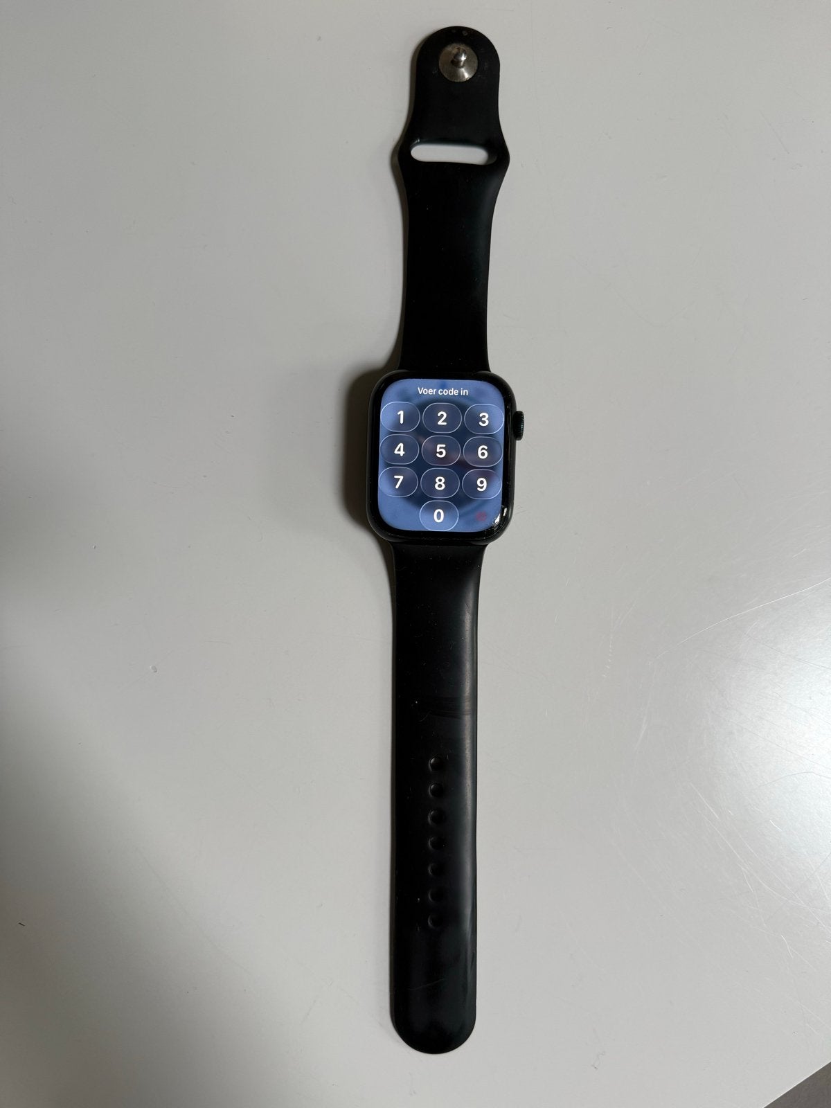 Apple Watch Series 8 45mm Midnight Aluminium GPS, Afstand, Zwart, IOS, Ophalen of Verzenden