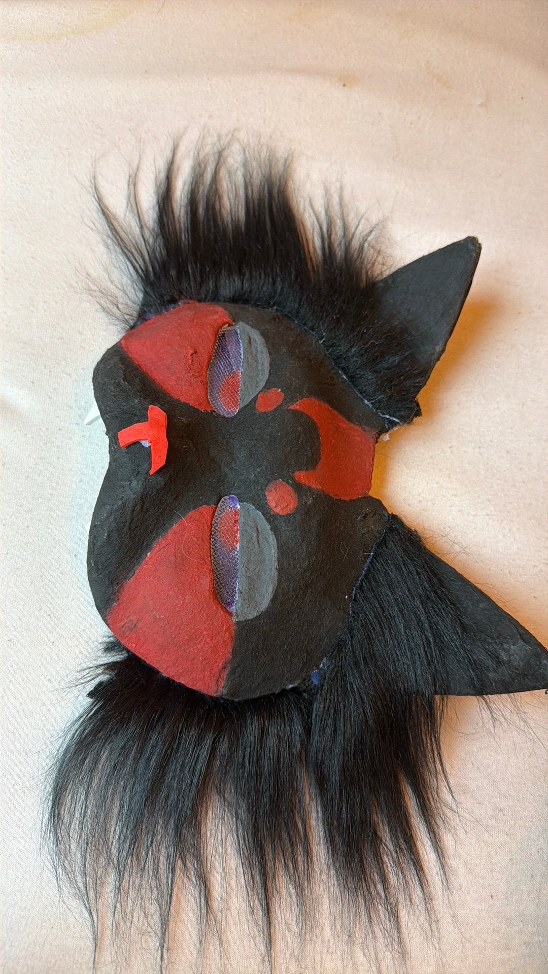 Therian katten masker, Ophalen of Verzenden, Zo goed als nieuw, Overige typen