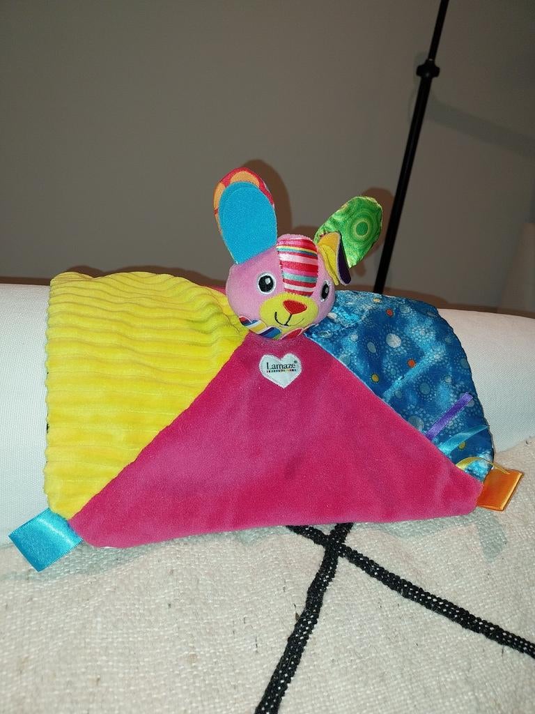 Lamaze konijn, Kinderen en Baby's, Speelgoed | Knuffels en Pluche, Ophalen of Verzenden, Zo goed als nieuw, Konijn