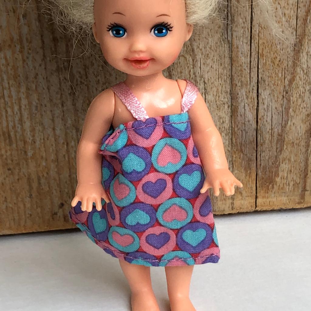 Paars roze blauwe jurk voor Barbie kind, Ophalen of Verzenden, Barbie