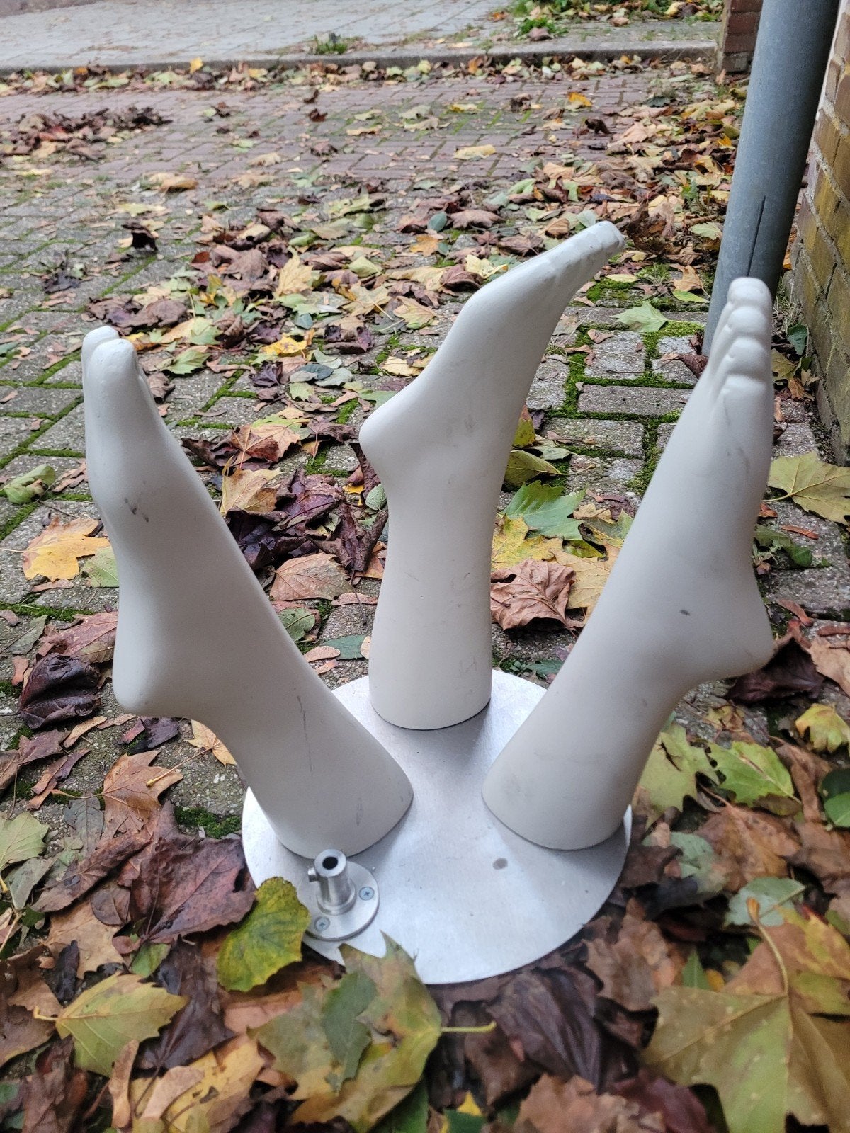 onderbeen voor sokken paspop 40 cm met magneet. Halloween., Sokken en Kniesokken, H&M, Wit, Ophalen of Verzenden