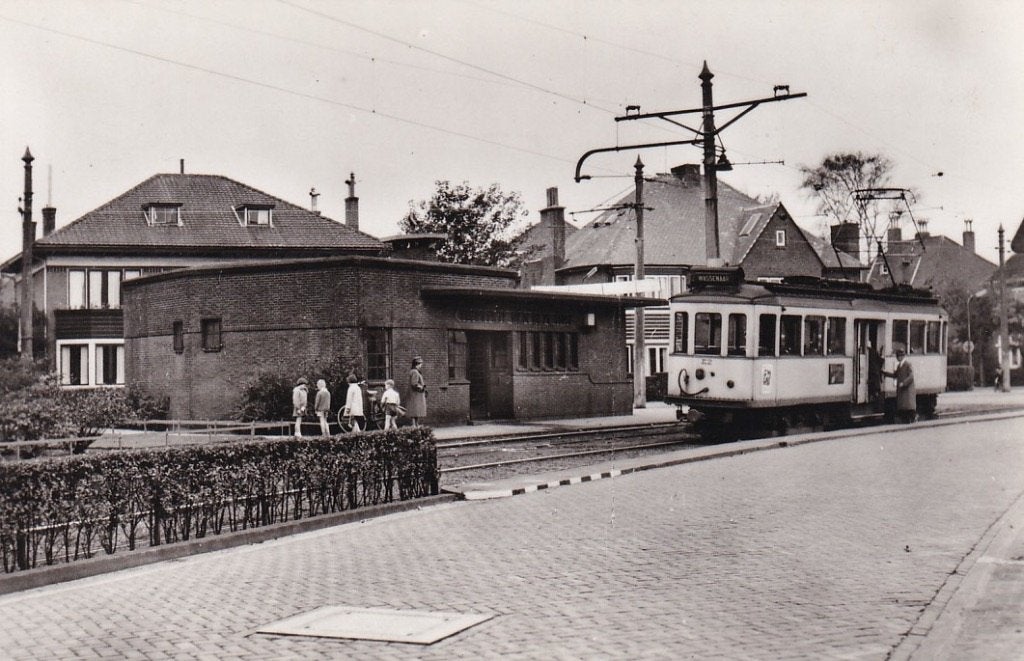 738P Wassenaar traject H.T.M. Den Haag, Ophalen of Verzenden, 1920 tot 1940, Ongelopen, Zuid-Holland