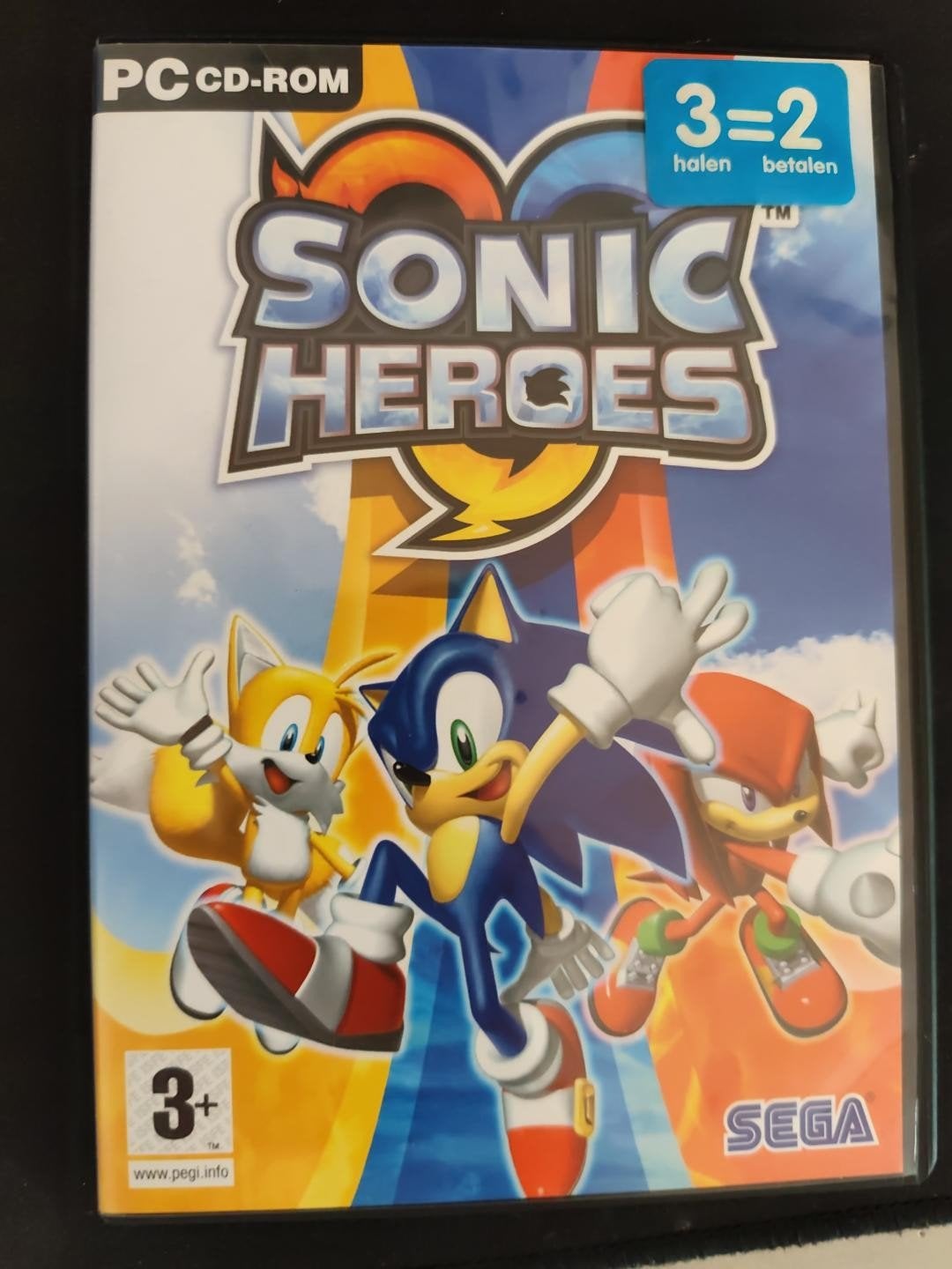 Sonic Heroes PC CD-ROM (2 discs), Verzenden, Gebruikt, Platform, Vanaf 3 jaar