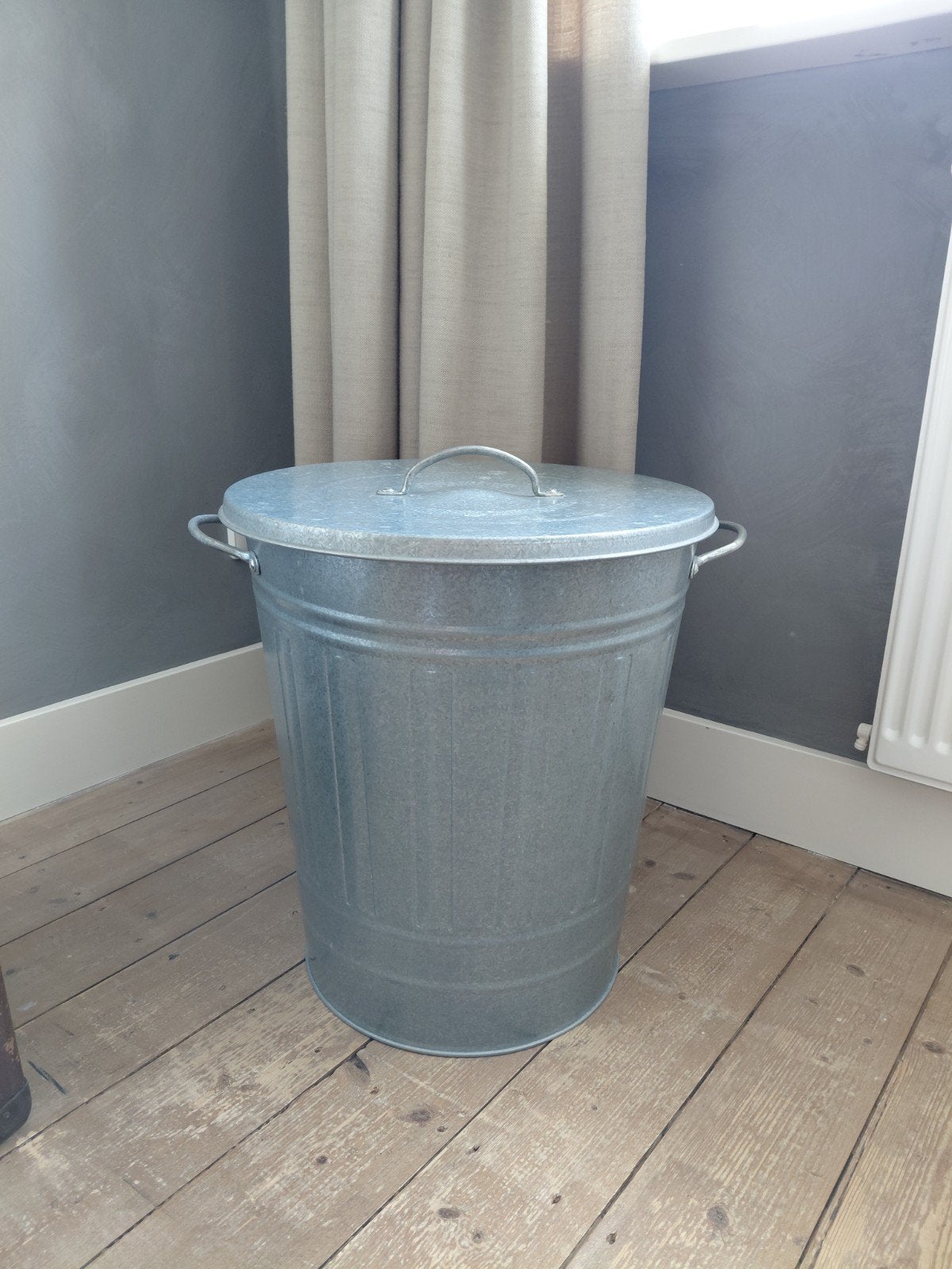 IKEA KNODD Afvalemmer 40L - Gegalvaniseerd Metaal, Ophalen, Metaal