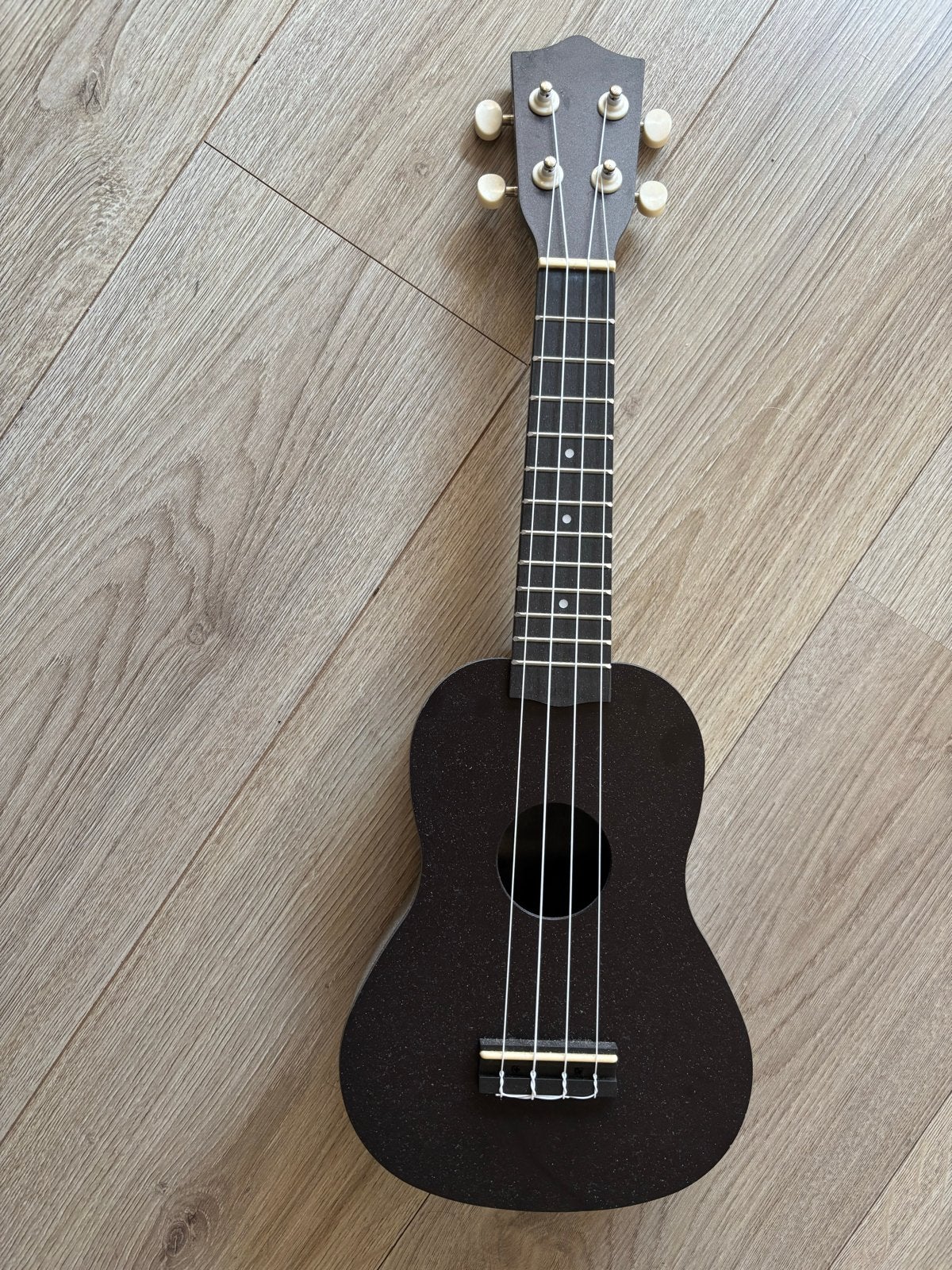 Zwarte Ukelele - Zo goed als nieuw, Ophalen of Verzenden, Zo goed als nieuw, Ukelele