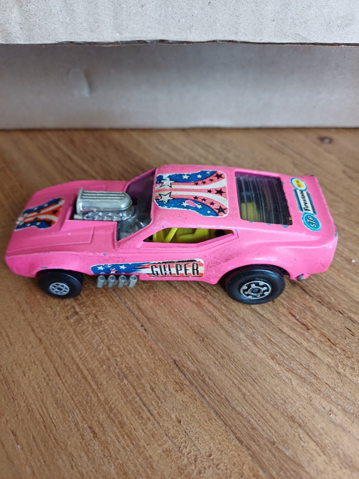 Matchbox Speed Kings K-58 Gus's Gulper Roze Speelgoedauto, Ophalen of Verzenden, Gebruikt