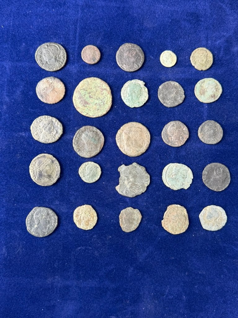 Lot 2 Romeinse munten, Ophalen of Verzenden, Buitenland, Munten