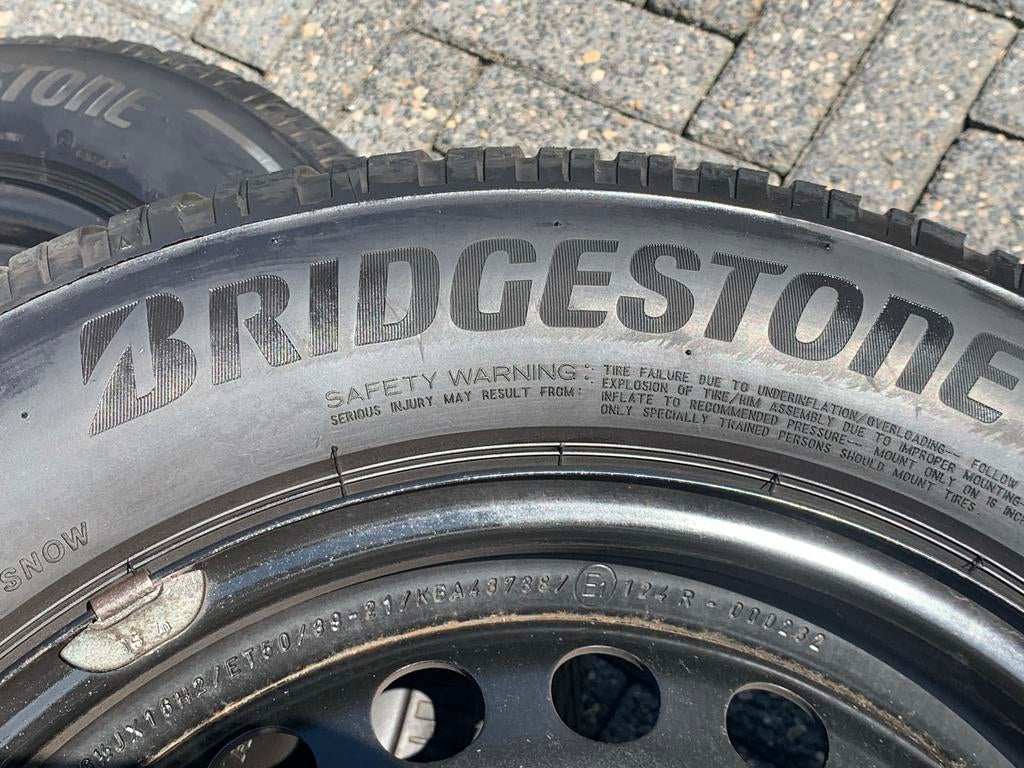 Bridgestone Blizzak LM-80 EVO Winterbanden op stalen velg, Ophalen, Gebruikt
