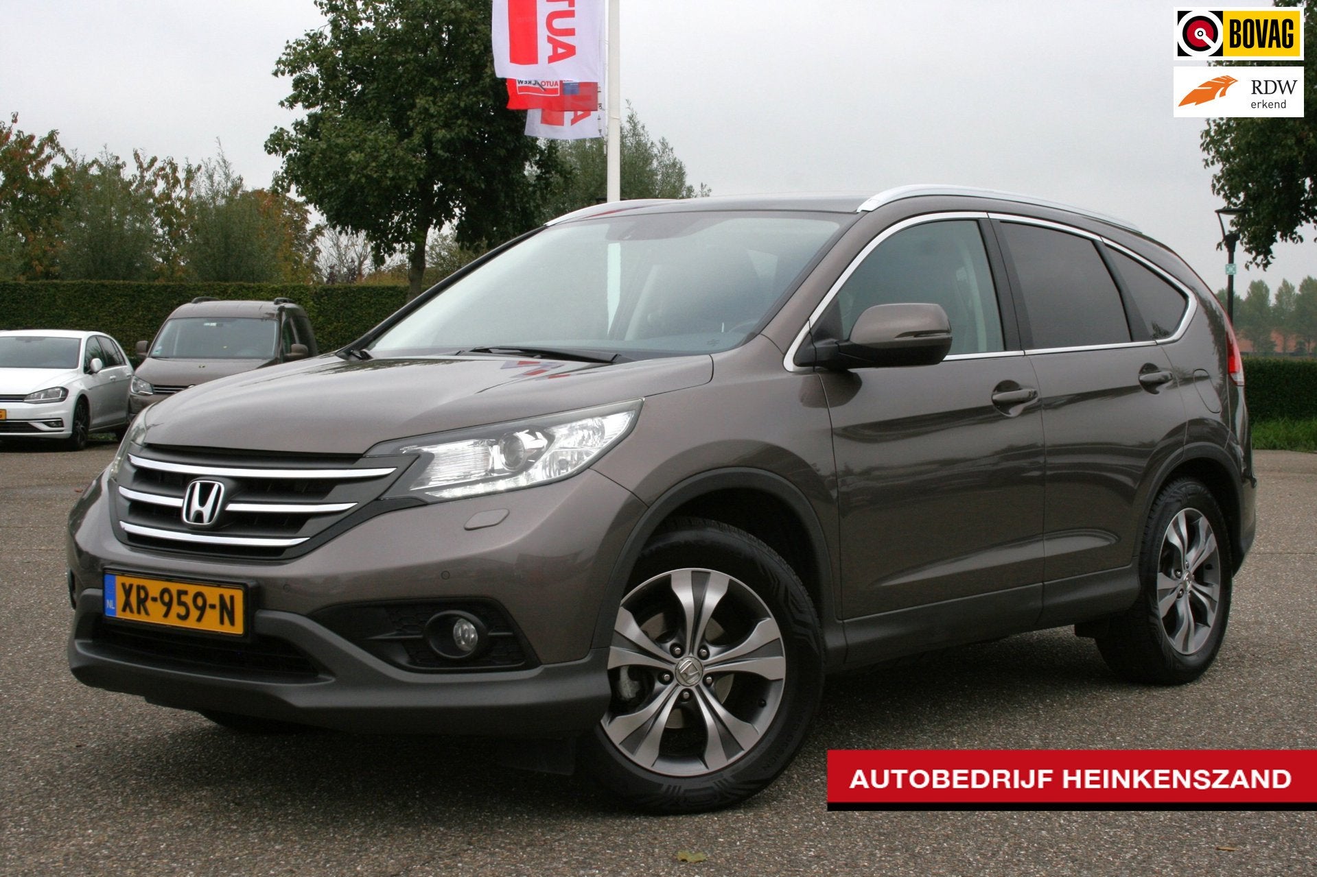 Honda CR-V 2.0 AWD Executive / trekhaak / pano / camera, Auto's, Euro 5, Gebruikt, 4 cilinders, Bruin