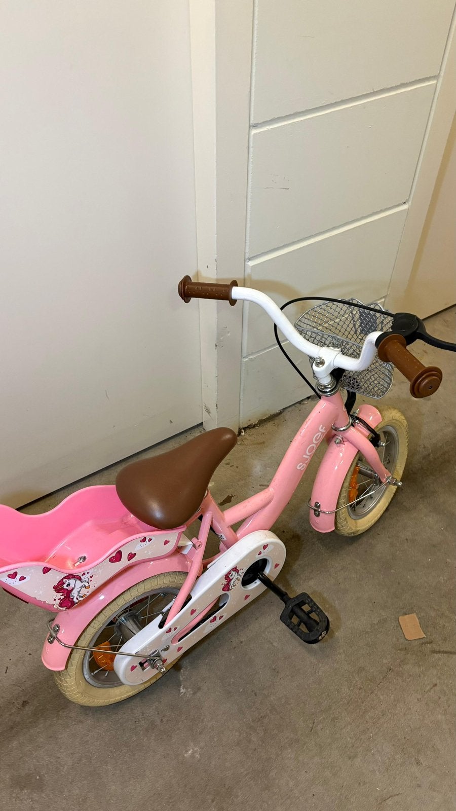 Kids Bike SJOEF 14-inch, Verzenden, Zo goed als nieuw, Minder dan 16 inch