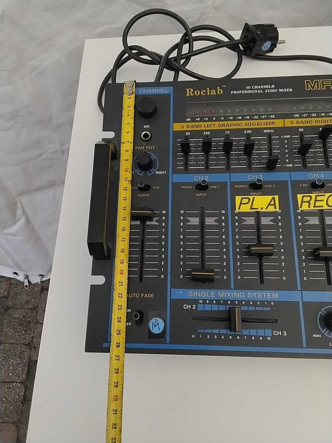 Roclab MRT60 Professionele Audio Mixer - Gebruikt, Ophalen of Verzenden