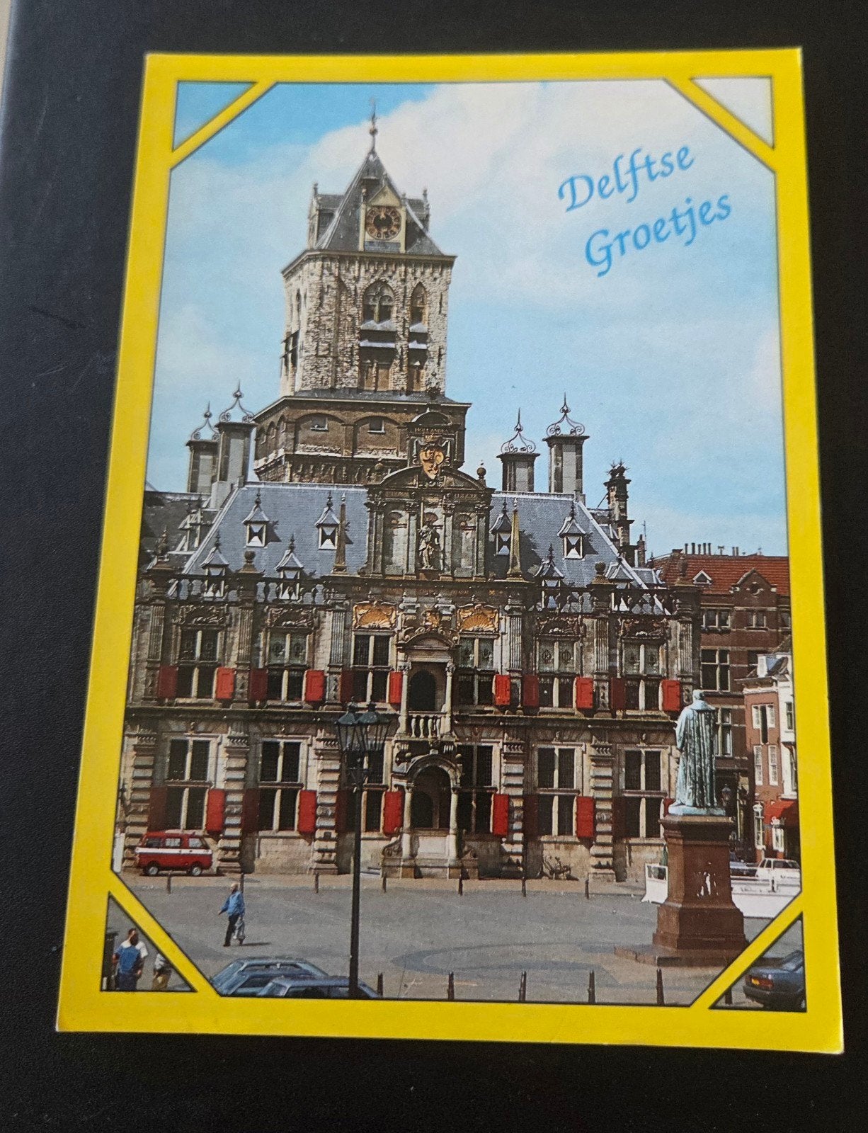 Delft Stadhuis op de Markt, Verzamelen, Verzenden, 1980 tot heden, Gelopen, Zuid-Holland
