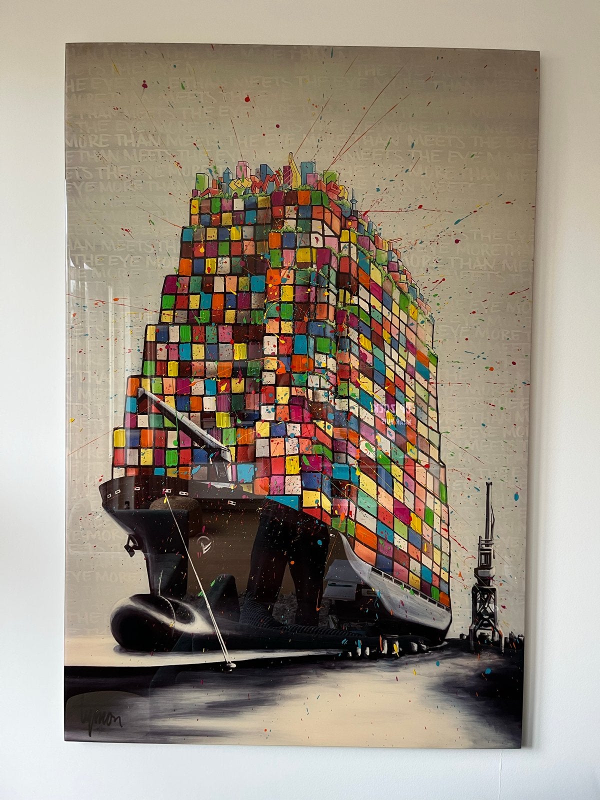 Tymon de Laat - More than meets the eye (Lumick 1/12), Ophalen, Kunststof, Gemengde techniek, Stadsgezicht
