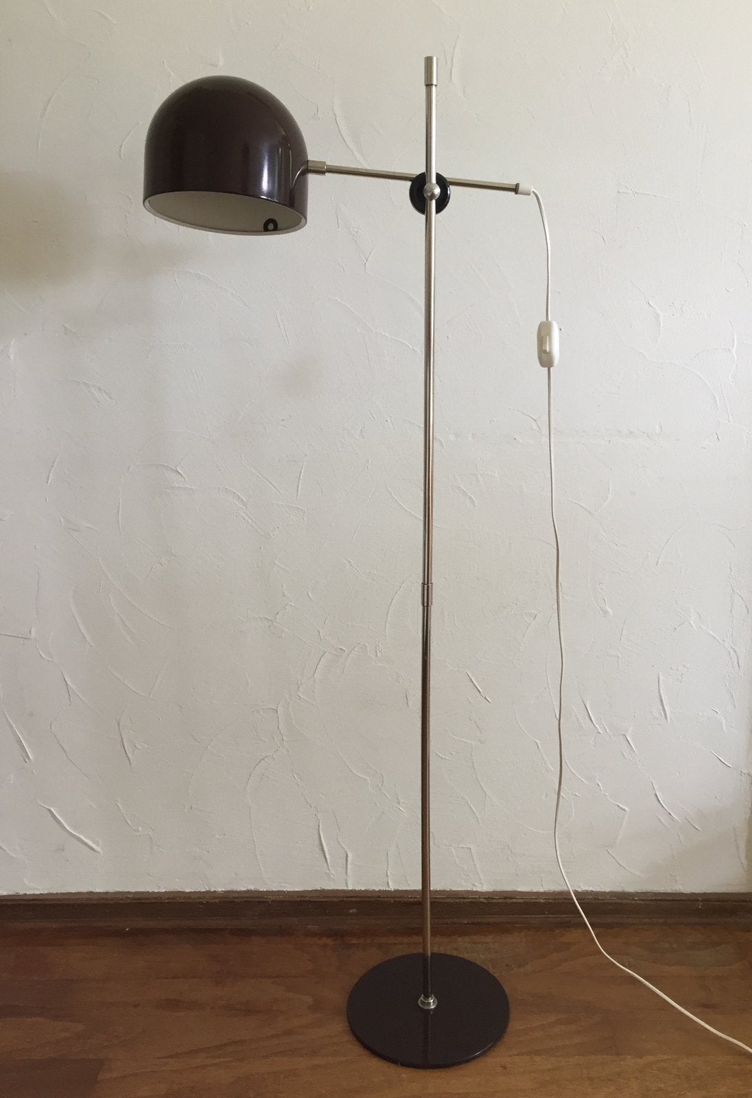 Hemi Klot floor lamp 70s vintage silence of the lamps, Huis en Inrichting, Gebruikt, 100 tot 150 cm, Mid century modern vintage design