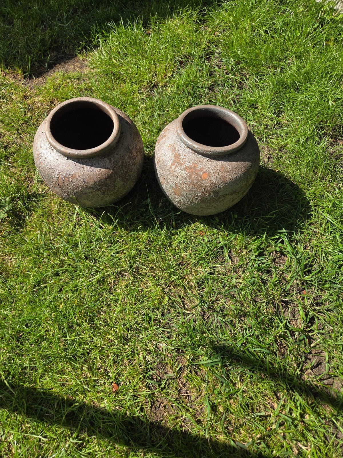 Oude bloempoten aardewerk, Overige materialen, Gebruikt, Overige typen, Ophalen of Verzenden