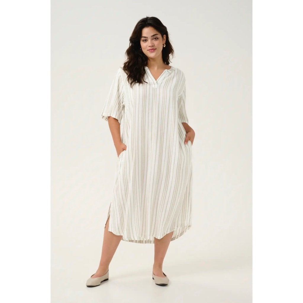 8038 Kaffe curve KCMille Kaftan - maat 54, Verzenden, Nieuw, Kaffe curve, Jurk