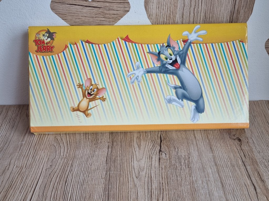 Zeldzame Vintage Fotolijst Metaal -Glas Tom en Jerry Nieuw, Verzenden, Nieuw, Fotolijst, Met afbeelding