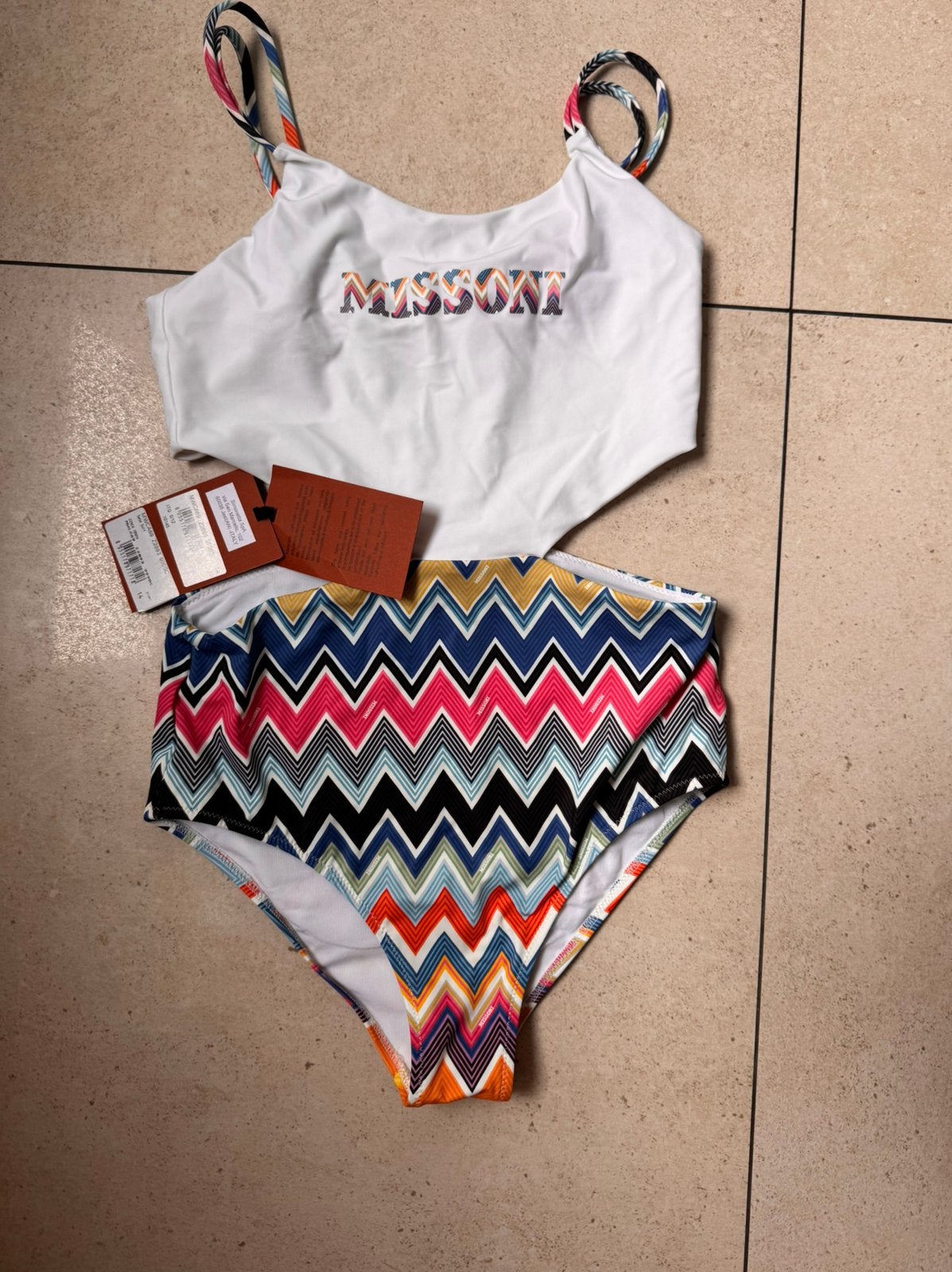 Missoni badpak maat 14 jaar als nieuw, Ophalen of Verzenden, Zo goed als nieuw, Meisje, Badpak