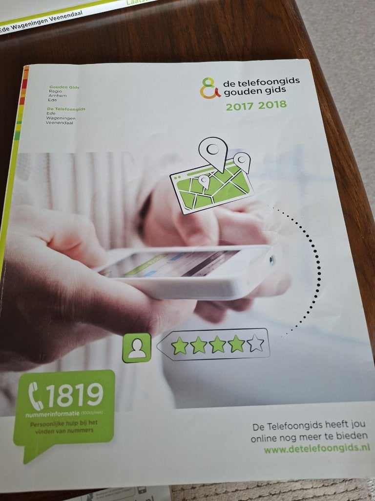 Telefoonboeken Ede/ Wageningen en Amersfoort, Ophalen of Verzenden
