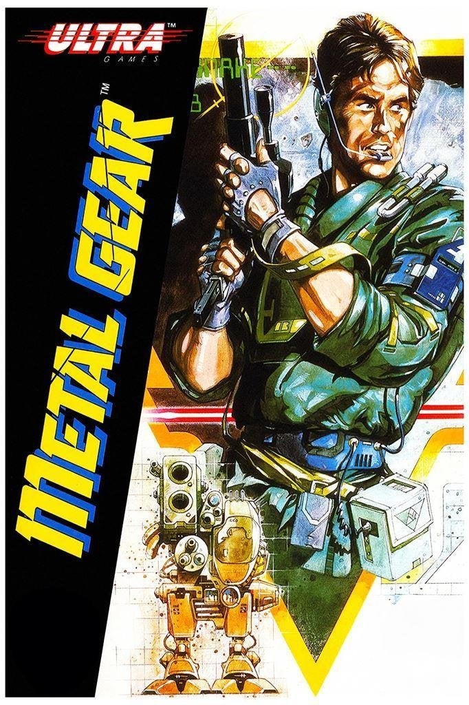 Konami METAL GEAR NES Retro videogame Poster, Avontuur en Actie, Verzenden, 1 speler, Nieuw