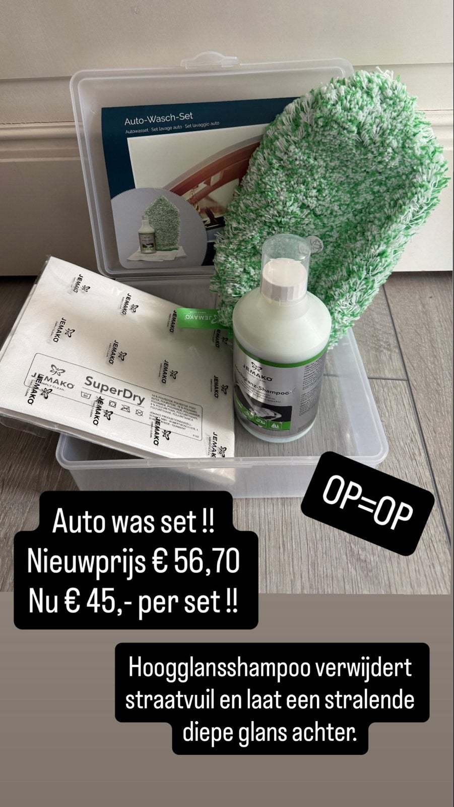 JEMAKO Auto-Was-Set - Nieuwstaat!, Ophalen of Verzenden, Nieuw