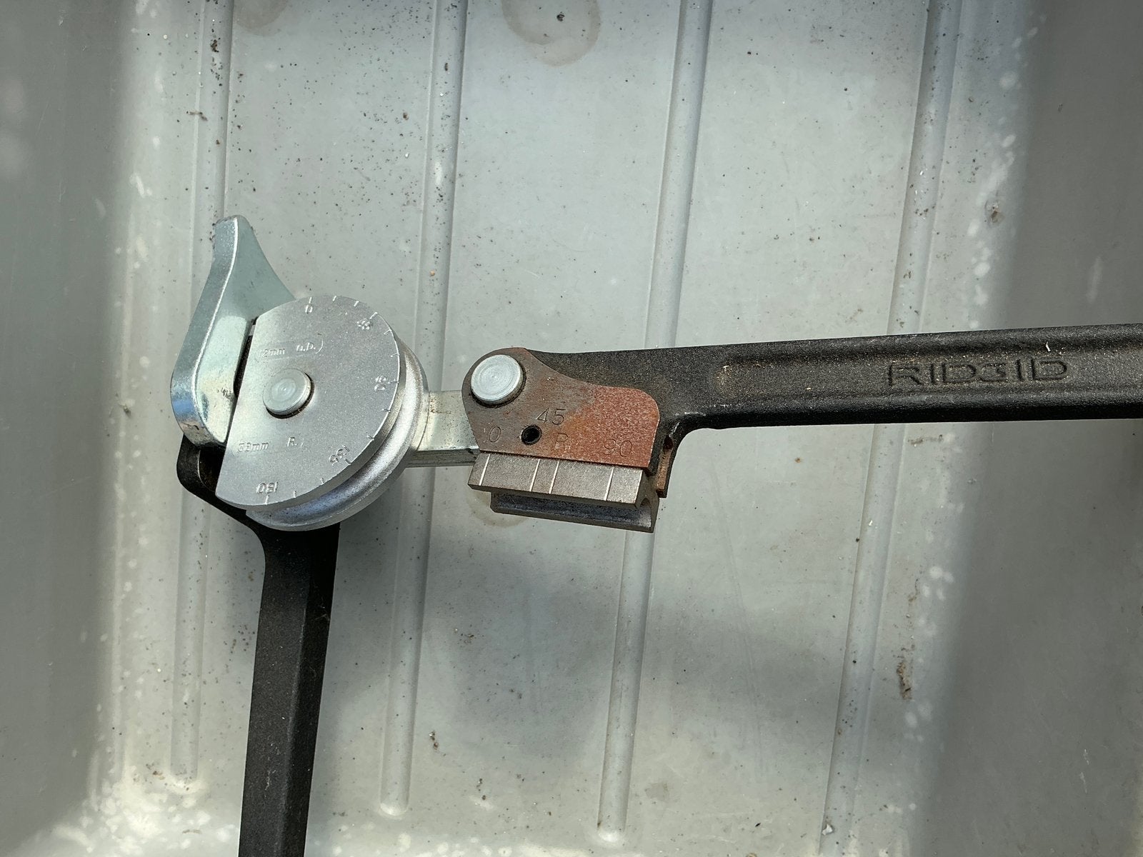 te koop, 15mm buigtang ridgid, Doe-het-zelf en Verbouw, Gereedschap | Handgereedschap, Ophalen, Gebruikt, Ridgid