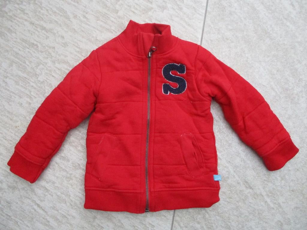 Lief! Lifestyle! gevoerd vest rood maat 74 jas / jasje, Gebruikt, Truitje of Vestje, Ophalen of Verzenden, Lief! Lifestyle