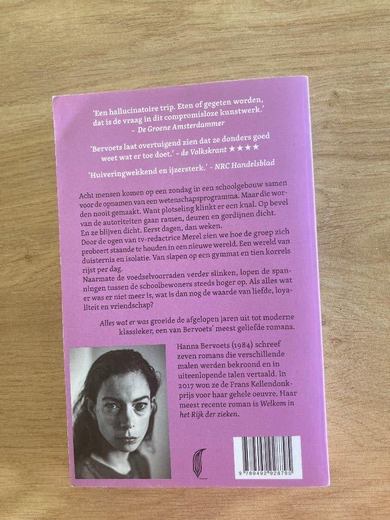 boek Hanna Bervoets, Boeken, Ophalen of Verzenden, Zo goed als nieuw
