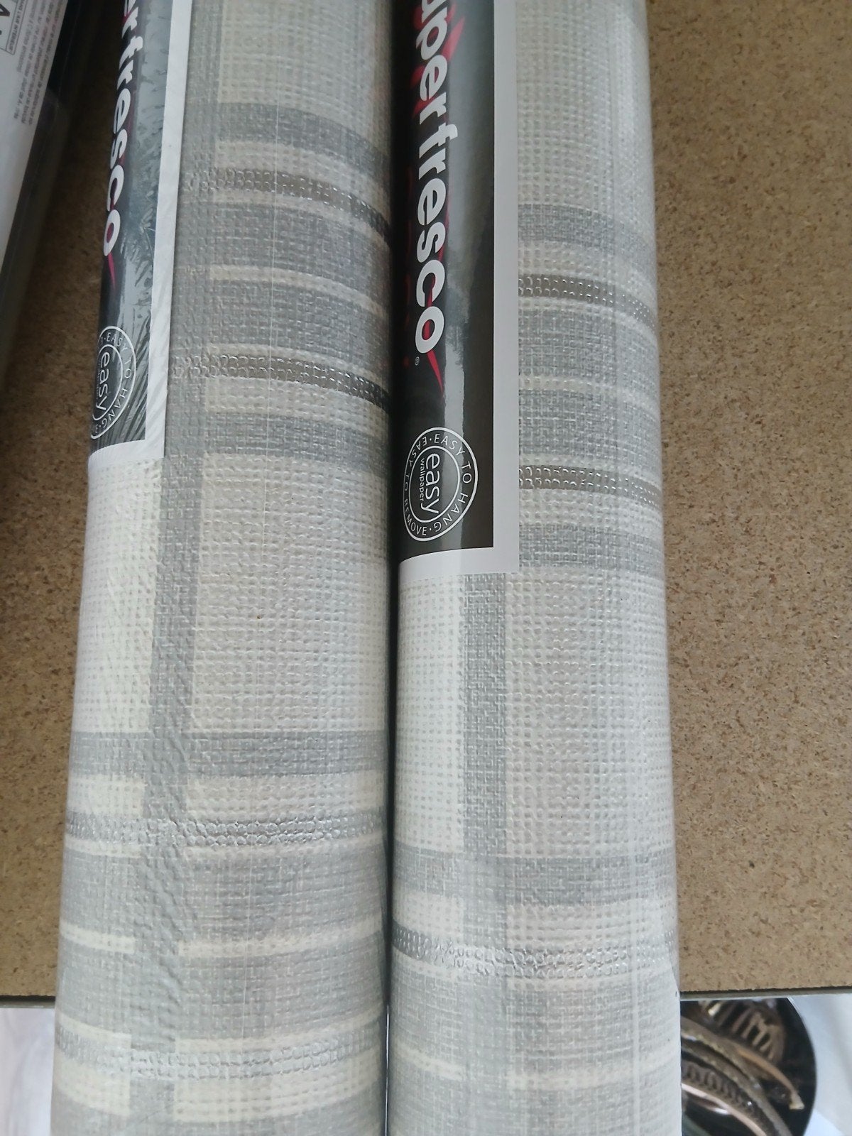 2 rollen SuperFresco Easy Country Tartan Silver behang, Ophalen, Overige merken, Grijs, Modern