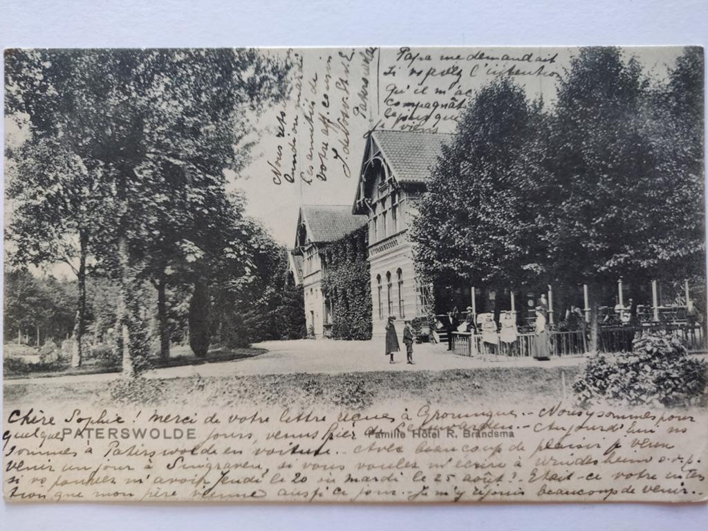 X2441 Paterswolde 1903 naar Denekamp, Ophalen of Verzenden, Voor 1920, Noord-Holland