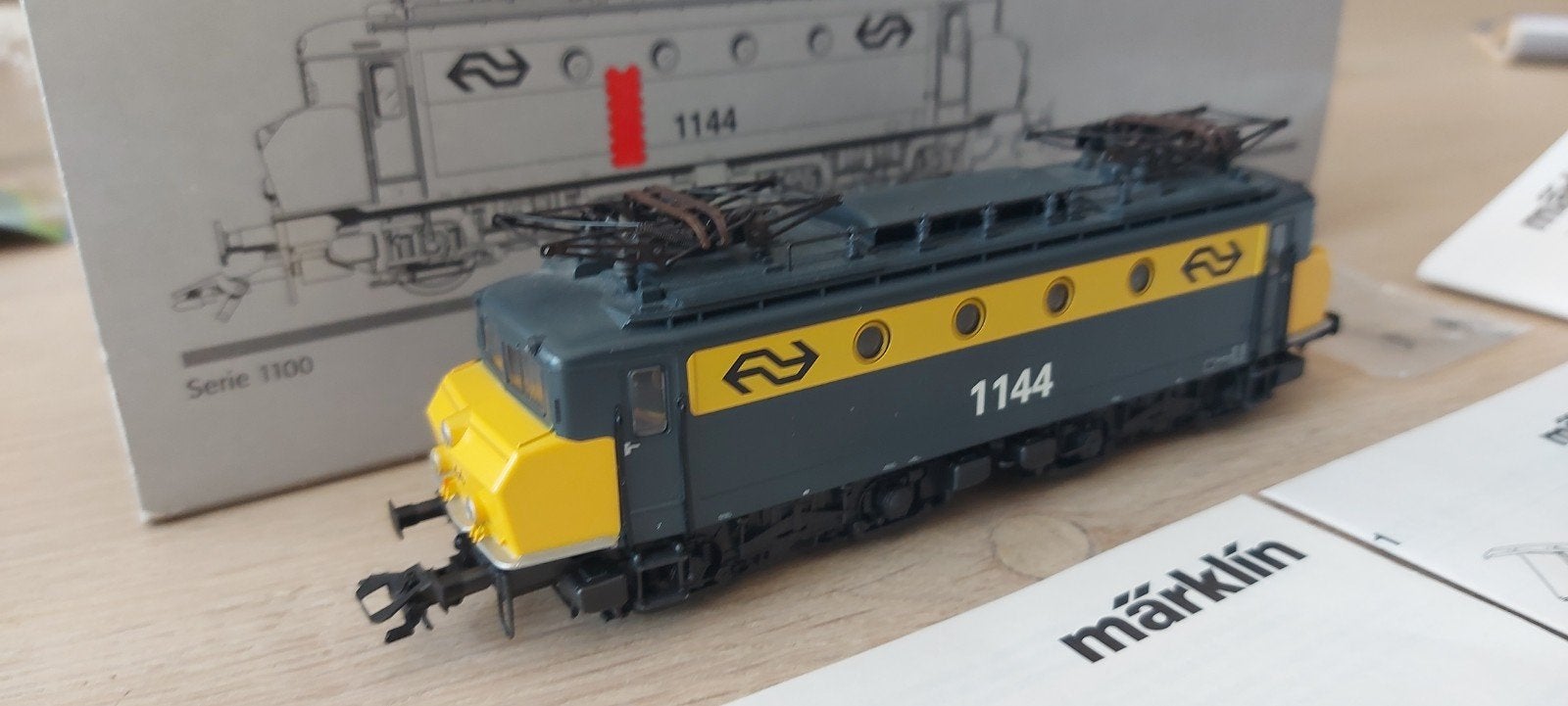 Märklin NS 1144 e-loc dig artnr 37241 in ovp, Wisselstroom, Locomotief, Ophalen of Verzenden, Märklin