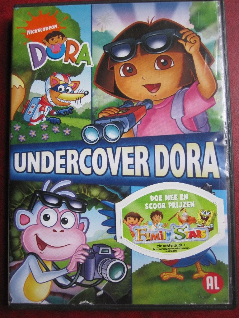 Dora - Undercover Dora, Cd's en Dvd's, Dvd's | Kinderen en Jeugd, Zo goed als nieuw, Tv-serie, Animatie, Alle leeftijden, Nederlands