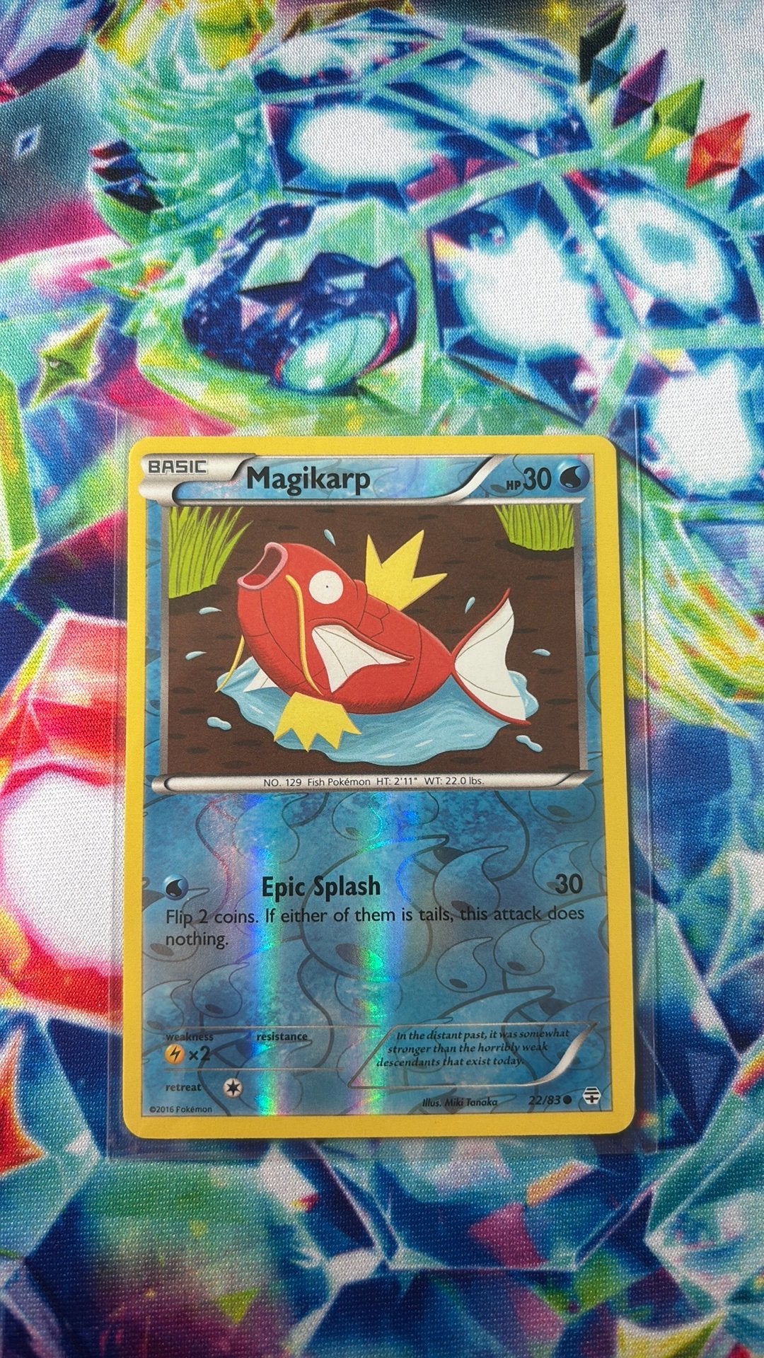 Magikarp 22/83 revere rare generations, Ophalen, Zo goed als nieuw