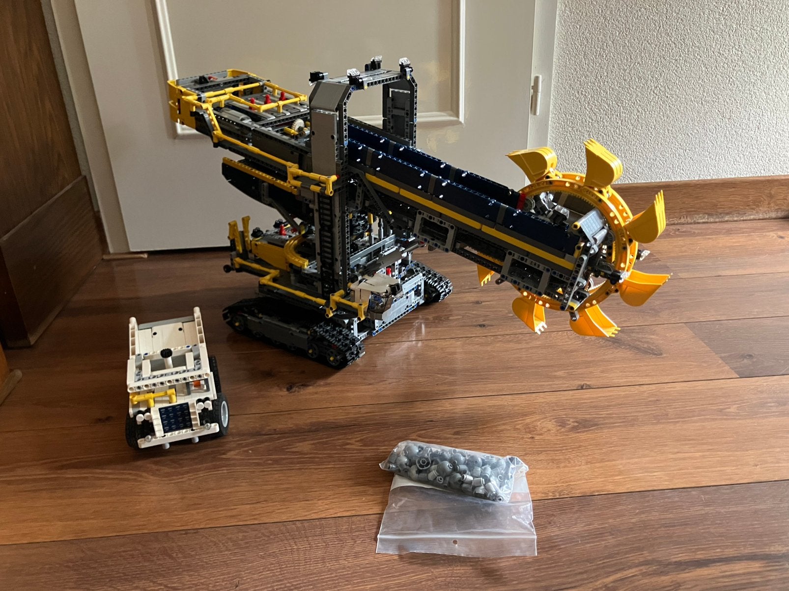 Lego technic emmerwielgraafmachine 42055, Lego, Compleet, Ophalen of Verzenden, Zo goed als nieuw