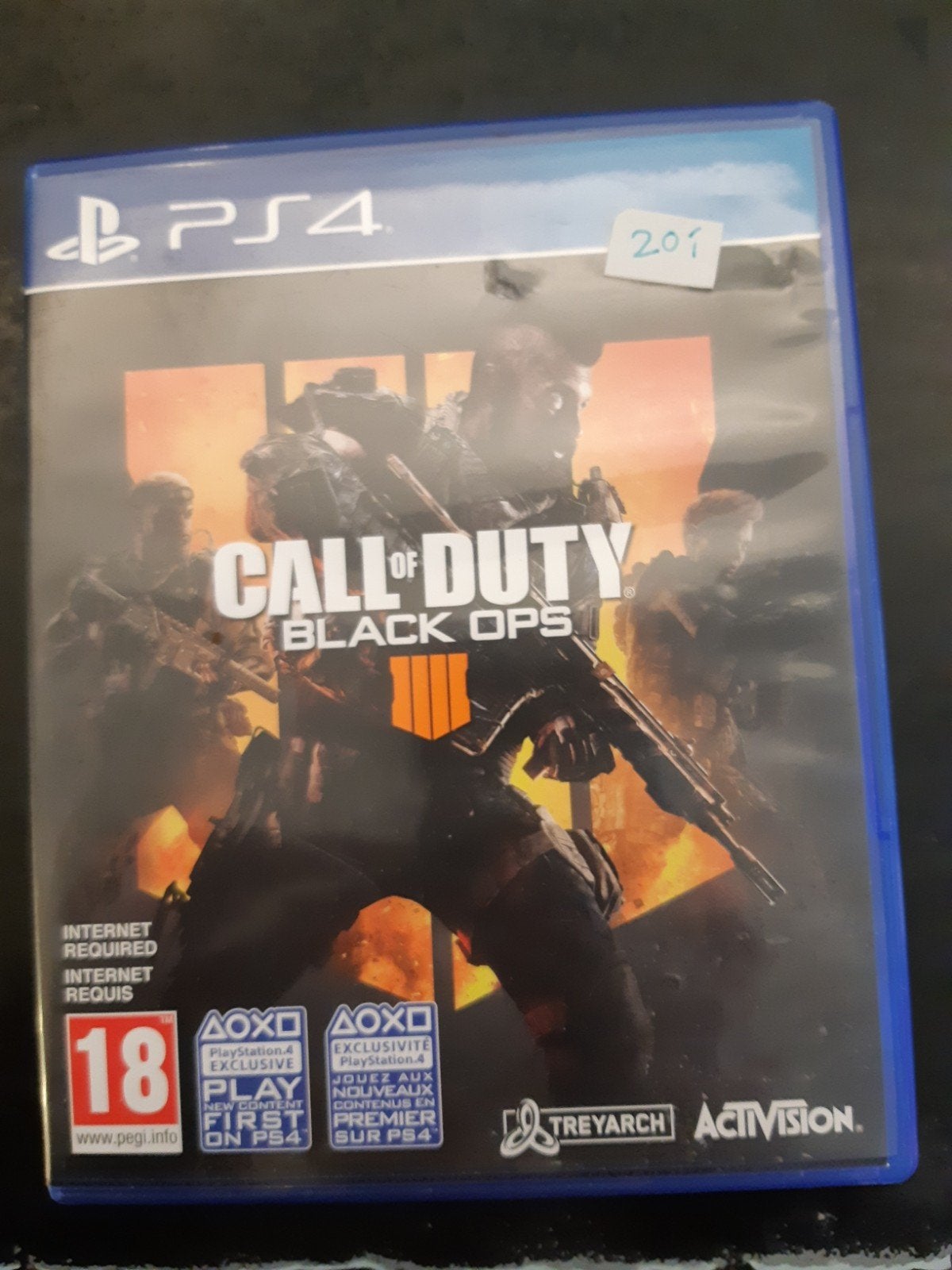 Call of Duty Black Ops 4 PS4 - Zo goed als nieuw, Online, Support@activision.com, Vanaf 18 jaar, Shooter