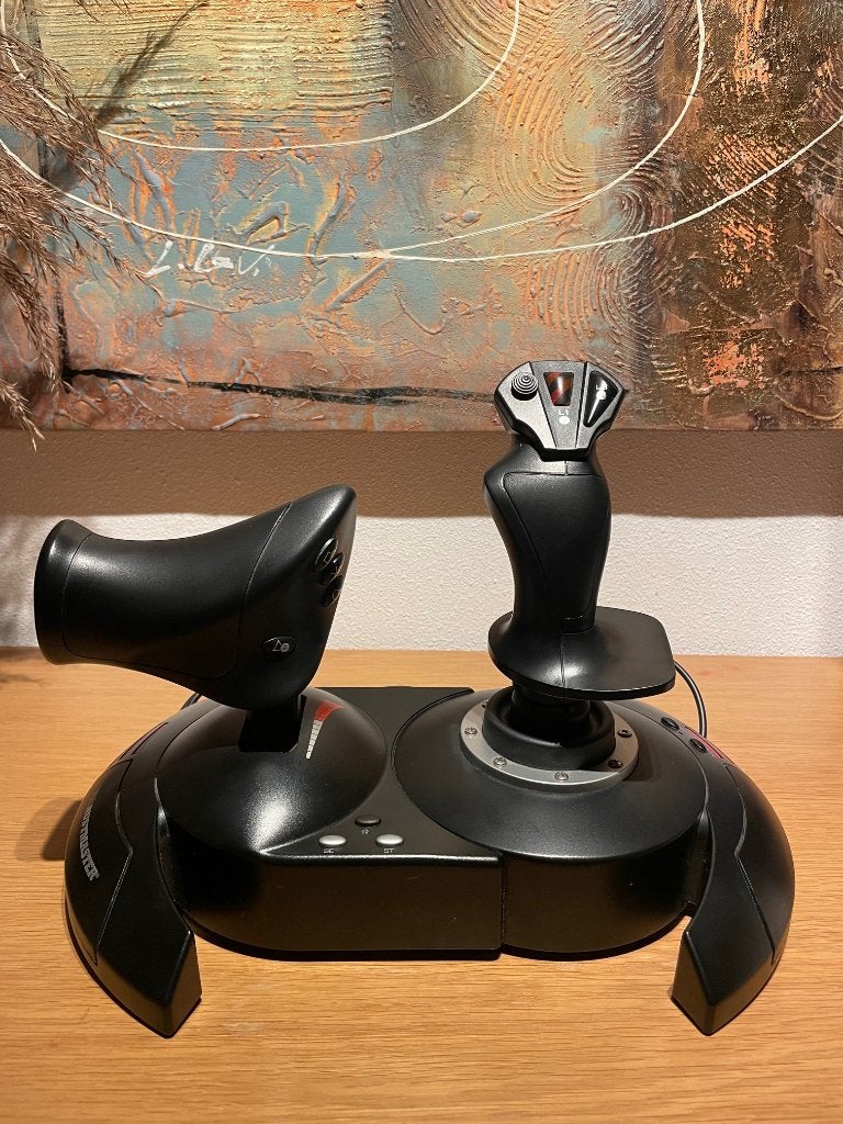 Thrustmaster T-Flight Hotas X Flight Simulator Joystick, Ophalen of Verzenden, Zo goed als nieuw, Thrustmaster