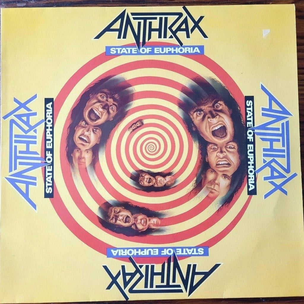 LP "State of Euphoria" - Anthrax, LP, Heavy metal, Gebruikt, 12 inch