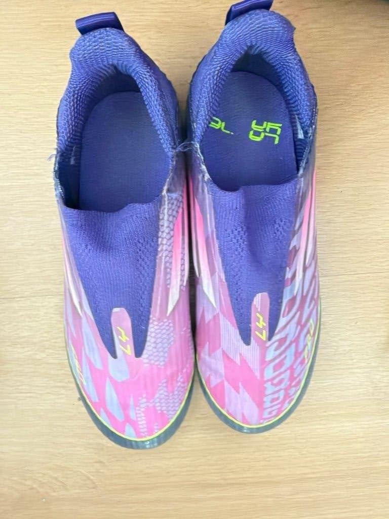 didas F50 League Laceless FG/AG Lamine Yamal, Maat XS of kleiner, Schoenen, Ophalen of Verzenden, Zo goed als nieuw