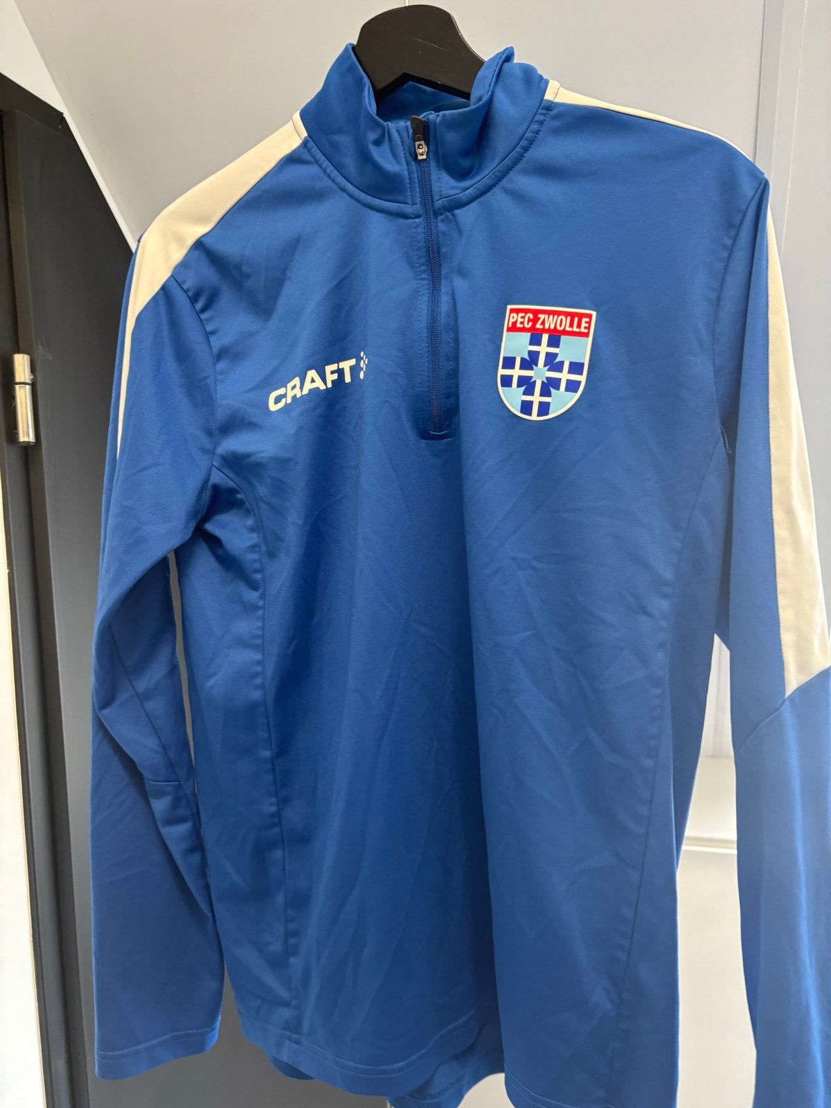 Craft PEC Zwolle trainingstrui - Zo goed als nieuw, Blauw, Ophalen of Verzenden, Zo goed als nieuw, Voetbal